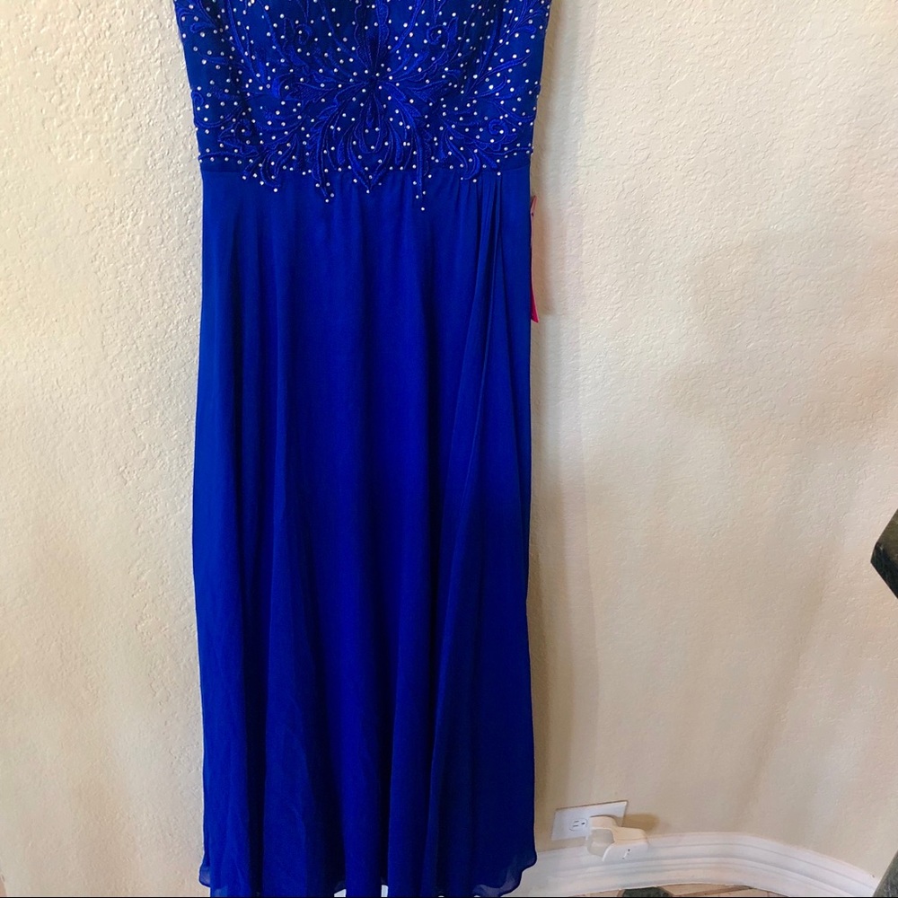 Formal Prom Blue Long Dress - Picture 3 of 6